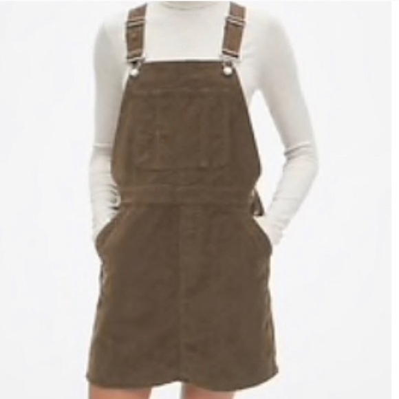 gap corduroy overall dress